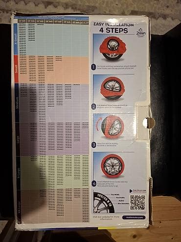 MATTE SnowSocks – Active Series (S ölçü) - Avtomobil təkərləri üçün — 2