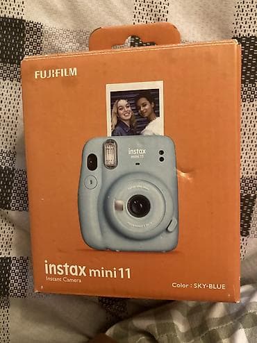 instax mini 12 en ucuz: Fujifilm Instax mini 11 — Sky Blue (Göy) ani fotoaparat - Avtomatik — 6
