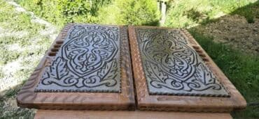 nerd daslari: Əl işı taxta nərd taxtaları - Material: keyfiyyətli bərk ağac (tam — 19