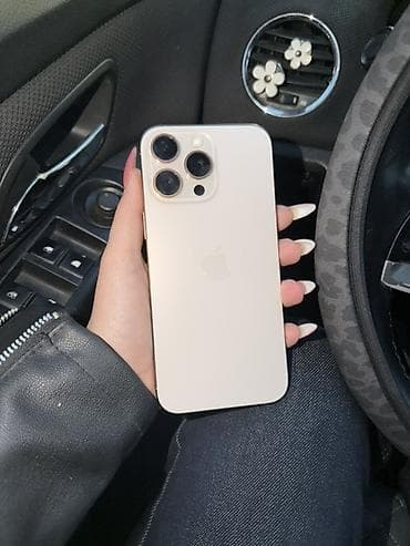 ıphone 18 pro max: IPhone 16 Pro Max, 256 GB, Ağ, Zəmanət, Simsiz şarj, Face ID — 1