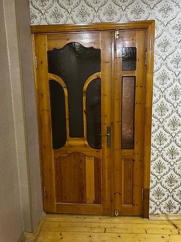 taxta qapı: Ideal təbbi tam dəmir ağacından qapılar .çox dözümlü və keyfiyyətli — 1
