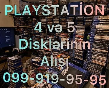Playstation 4 və 5 disklərini alıram. Disk alıram Disklerin satışı
