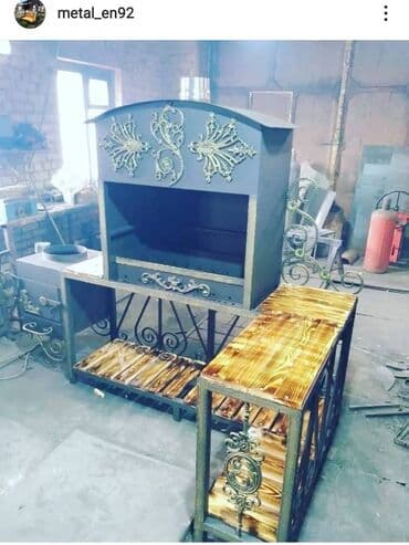 islenmis darvaza: Metal EN MMC olaraq istədiyiniz forma və ölçüde demir işlerinin — 19