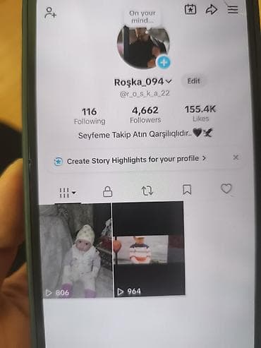 Xidmət: TikTok profilinin inkişafı və kontent idarəetməsi Təsvir: -
