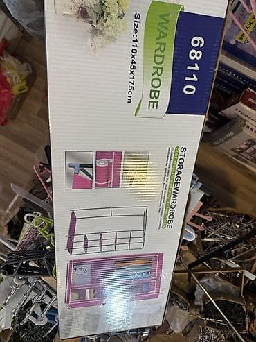 tecili satilan ucuz esyalar: Parça qarderob – modul tipli saxlama dolabı - Ölçü: 110 x 45 x 175 sm — 4