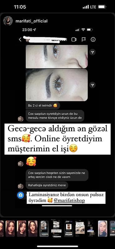 qas permanent: Laminasiya seti Dermanlar Ust kirpik ucun rezin Alt kirpik ucun — 4