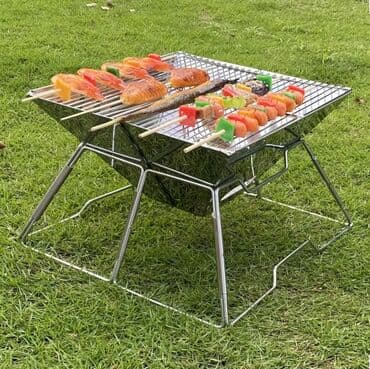 kömür qiyməti: Manqal Piknik ucun qatlanan manqal teze mallar 🔺hem manqal hemde — 1