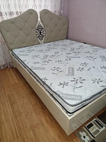 İkinəfərlik çarpayı, Bazasız, Matras ilə, Siyirməsiz