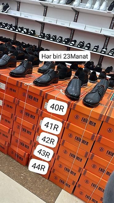Kişi ayaqqabıları – Ekib Men Shoes - Klassik üslubda qara rəngli — 1