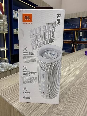 jbl dinamiki: Yeni JBL Kolonka, Növ - Portativ, rəng - Ağ — 8