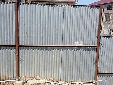 hasar: Metall profnastil hasar panelləri və dayaqlar 1 metri 5 manat - — 1