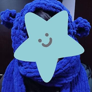 dest geyim: Balaklava, Yeni, rəng - Mavi, One size — 2