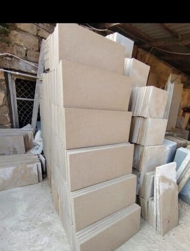 mermer pilleken: Qumdaşı fasad plitələri - Material: təbii qumdaşı - İstifadə — 39