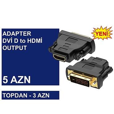 pc kamputer: DVİ Adapterlər/Konverterlər (Çeviricilər) ⭐DVİ İ (24+5) to VGA – 5 AZN — 4