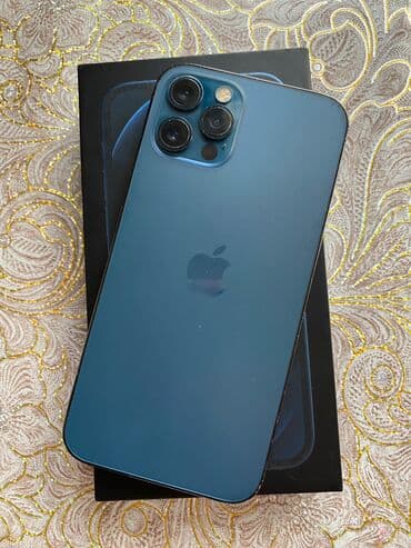 ınfinix gt 10 pro qiymeti: IPhone 12 Pro, 128 GB, Pacific Blue, Face ID — 2
