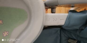 uşaq ucun yemek stolu: Uşaq yemək masası az istifadə olunub əla vəziyyətdədir padnusu çıxır — 5