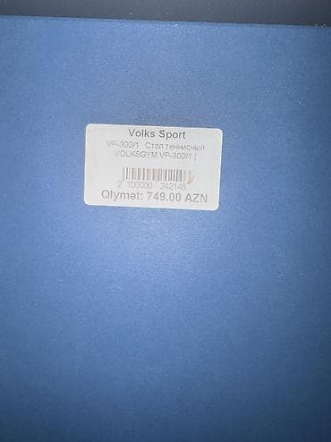 Спортивные игры: Qatlanabilir stolüstü tennis masası - İkiyarpaq konstruksiya: Hər — 4