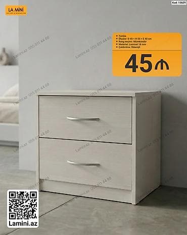Tumba – La Mini - Ölçülər: D 40 × H 50 × E 40 sm - Material: 18 mm — 1