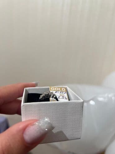 Zərgərlik dəstləri: Nişan, Üzük, Ağ qızıl, 585 Əyar, Brilyant, 5.00+ Karat — 1