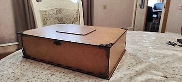 Pastel dəstləri: Taxta saxlama/qutu – bölməli - Material: MDF/kontrplak tipli taxta — 4