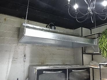 Moyka avadanlığı: Mətbəxlər üçün sənaye tipli havalandırma və tüstüçəkmə sistemi - — 2