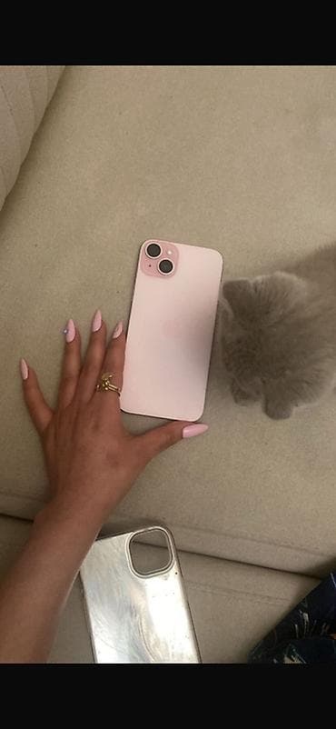 irşad iphone 14: IPhone 15 Plus, 128 GB, Çəhrayı — 1