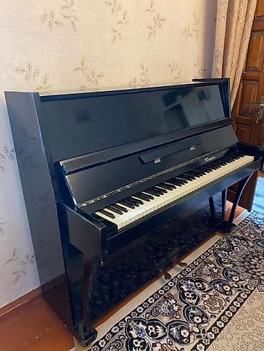 Musiqi alətləri: Upright pianino – “Kuban” markası, klassik qara cilalı korpus — 2
