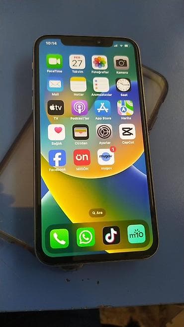 iphone 10 xr: IPhone X, 64 GB, Gümüşü, Face ID — 3