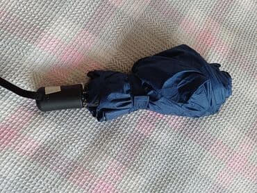 Qamaklar: Kompakt qatlanan çətir – mavi rəng - Günəş və yağışdan qorunma üçün — 3