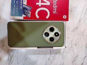 monitör ikinci el: Redmi 14C, 128 GB, rəng - Yaşıl, Barmaq izi, Simsiz şarj, Sənədlərlə — 2