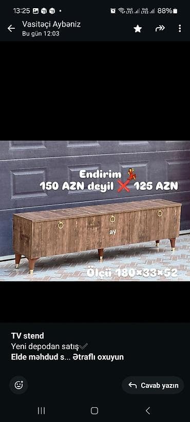 televizor atliqi: Siyirməsiz, Polkalı, Zəmanətsiz, Kredit yoxdur — 5