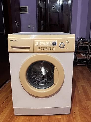 maşin yuyan: Paltaryuyan maşın Samsung, 5 kq, İşlənmiş, Avtomat, Qurutmasız — 2
