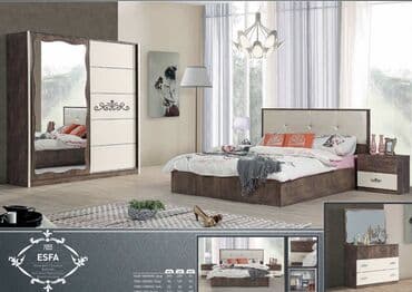 karaca: İkinəfərlik çarpayı, Dolab, Termo, 2 tumba, Yeni — 1