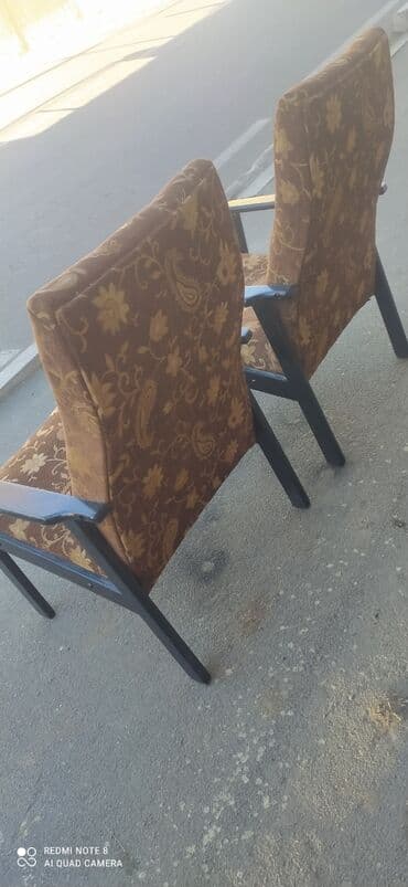 firlanan stullar: Qədimi kreslolar saqlamdi cütü — 5