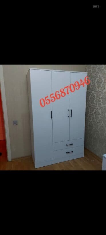 guzgulu şkaf: Новый, Распашной, 3 двери Прямой шкаф, Гардеробный шкаф — 8