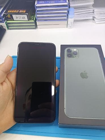iphone 11 pro 128: IPhone 11 Pro Max, 256 GB, Midnight, Face ID — 1