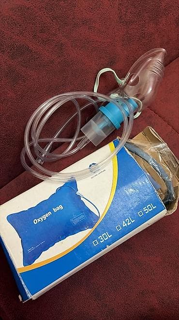 Tibbi məhsullar: Oxygen Bag – oksigen yastığı və maska dəsti. Real alıcıya endirim — 2