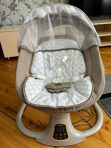 Для девочки и мальчика, Колыбель, С матрасом, С механизмом качания — 1