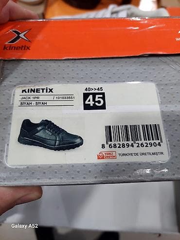 Туфли: Kinetix kişi ayaqqabısı - Rəng: qara - Üst material: dəri teksturalı — 7