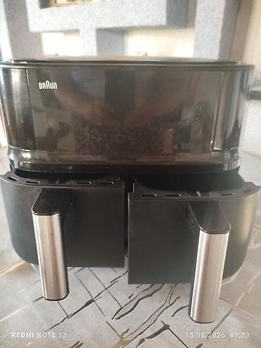 dubay iphone x: BRAUN iki səbətli hava fritözü (air fryer) - Brend: Braun - Rəng — 1