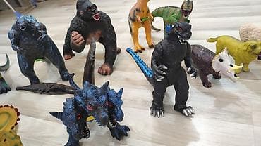 Quşlar: Uşaq oyuncaqları – Dinozavr və təsviri heyvan fiqurları Şəkillərdə — 2