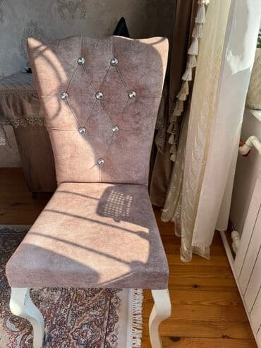 stul ucuz: Qonaq otağı üçün, Açılmayan, Dördbucaq masa, 6 stul — 3