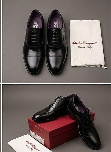 Salvatore Ferragamo kişi klassik ayaqqabıları – Seul Leather Cap-Toe — 3