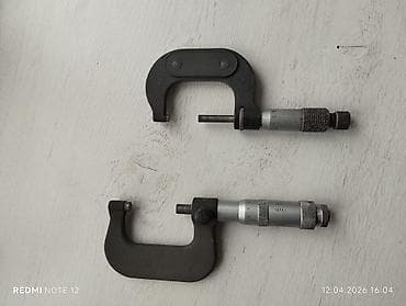 Alətlər: Məhsul: Mexaniki mikrometrlər (2 ədəd) Təsvir: - Klassik mexaniki — 3