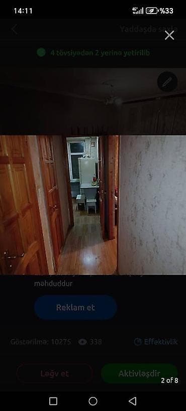 mesdaga ev: Salam Qara qarayevde metroya 5 deyqelik mesafede bir nefer üçün ev — 7