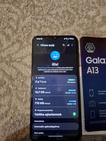 marshall qulaqlıq qiymeti: Samsung Galaxy A13, 32 ГБ, цвет - Черный — 4