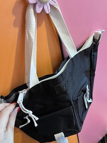 Maskalar, eynəklər: Sugebag brendi çiyin/əl çantası - Rəng: qara, krem rəngli quşaq — 3