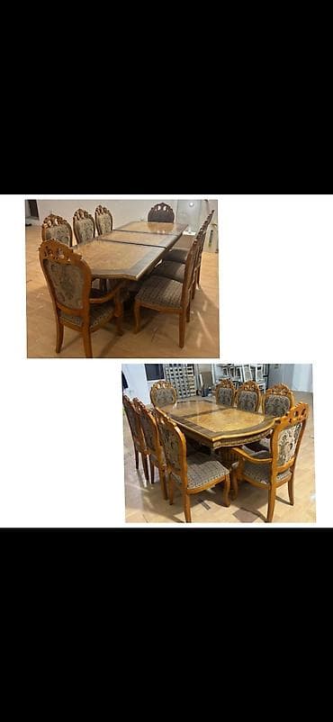 drellerin satisi: Qonaq otağı üçün, Açılan, Dördbucaq masa, 8 stul — 1