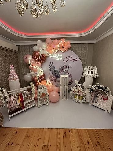 saxda baba: “Xoş gəldin, körpə” məkan bəzədilməsi və fotosona uyğun dekor paketi — 3