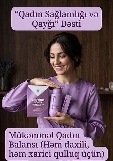 крем: “Qadın Sağlamlığı və Qayğı” Dəsti – CHRONO LONG Təsvir: - CHRONO LONG — 2